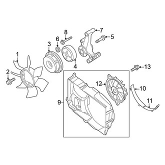 Nissan OE - Cooling Fan (4.0L)