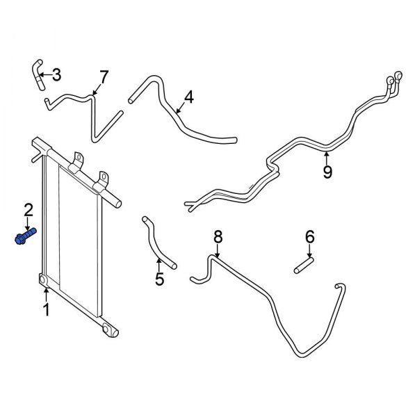 Nissan OE 0113100391 Automatic Transmission Oil Cooler Bolt