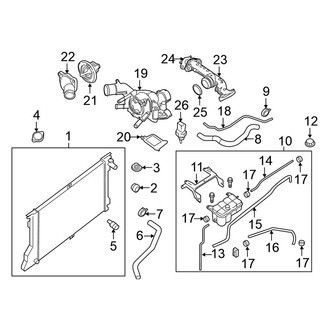 Nissan OE - Cooling - Radiator & Components (5.6L)