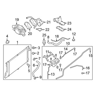 Nissan OE - Cooling - Radiator & Components (5.6L)