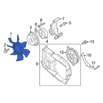 Nissan OE - Engine Cooling Fan Clutch Blade
