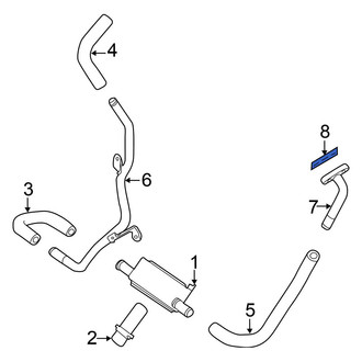 Nissan OE - Engine Oil Cooler Line Gasket