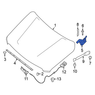 Nissan OE - Front Right Hood Hinge