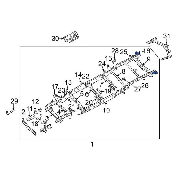 Frame Rail Bracket