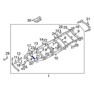 Nissan OE - Frame Crossmember