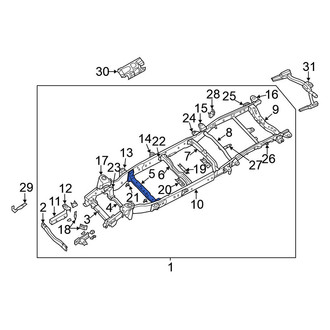 Nissan OE - Frame Crossmember