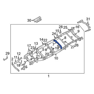 Nissan OE - Frame Crossmember