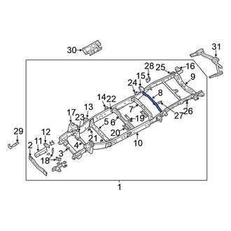 Nissan OE - Frame Crossmember
