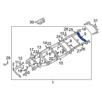 Nissan OE - Frame Crossmember
