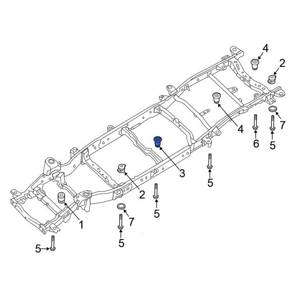 Body Mount Cushion