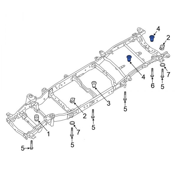 Body Mount Cushion