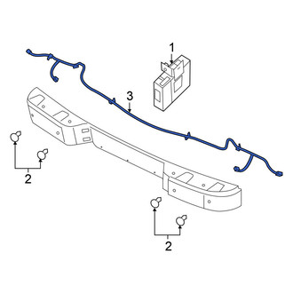 Nissan OE - Front Parking Aid System Wiring Harness