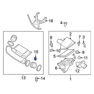 Nissan OE - Air Filter Housing Insulator