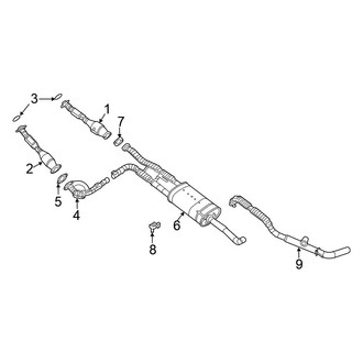 Nissan OE - Exhaust System - Exhaust Components (5.6L)