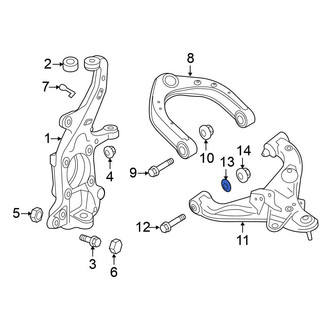 Nissan OE - Front Alignment Camber Adjusting Eccentric
