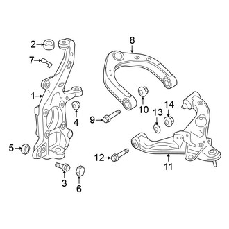 Nissan OE - Front Suspension - Suspension Components (4.0L / 5.6L)