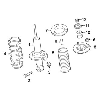 Nissan OE - Front Suspension - Struts & Components