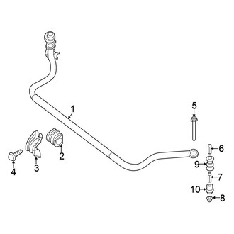 Nissan OE - Front Suspension - Stabilizer Bar & Components