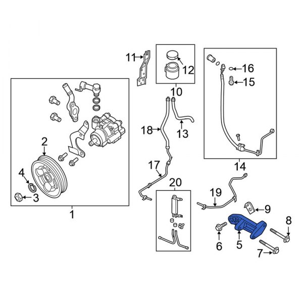 Power Steering Pump Bracket