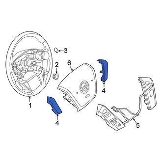 Nissan OE - Right Steering Wheel Trim
