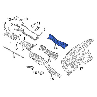 Nissan OE - Upper Firewall