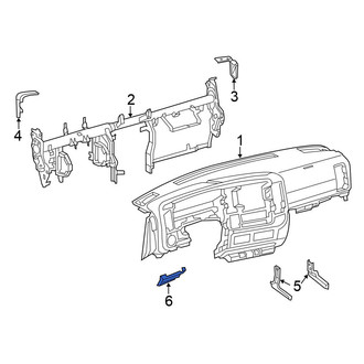 Nissan OE - Left Instrument Panel Knee Bolster