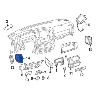 Nissan OE - Left Outer Dashboard Air Vent