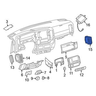 Nissan OE - Left Inner Dashboard Air Vent