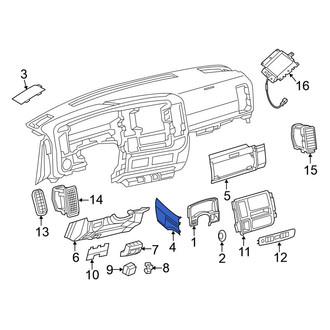 Nissan OE - Right Instrument Panel Cover