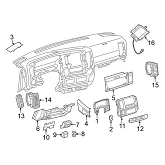 Nissan OE - Instrument Panel Components