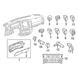 Nissan OE - Instrument Panel - Cluster & Switches