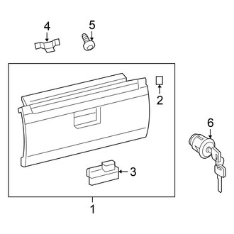 Nissan OE - Instrument Panel - Glove Box