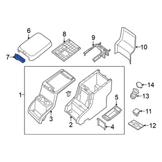 Nissan OE - Center Console Latch