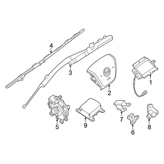 Nissan OE - Restraint Systems - Air Bag Components