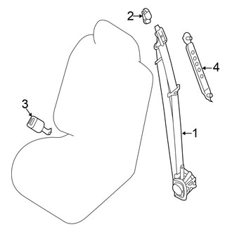 Nissan OE - Restraint Systems - Front Seat Belts