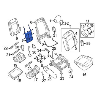 Nissan OE - Front Right Seat Back Cushion Spring