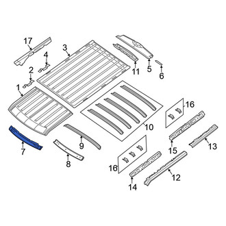 Nissan OE - Front Roof Header Panel