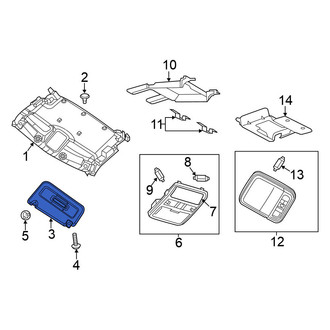 Nissan OE - Left Sun Visor