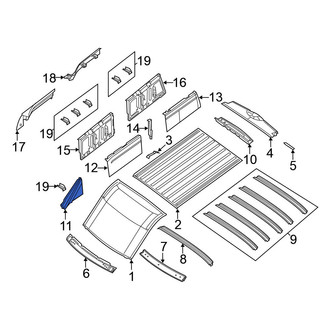 Nissan OE - Front Left Upper Quarter Panel