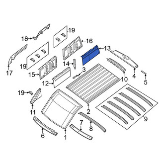 Nissan OE - Rear Left Upper Outer Quarter Panel