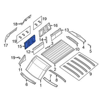 Nissan OE - Front Left Upper Inner Quarter Panel