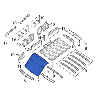 Nissan OE - Front Roof Panel