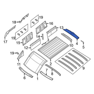Nissan OE - Rear Roof Panel
