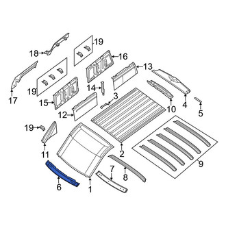 Nissan OE - Front Roof Header Panel