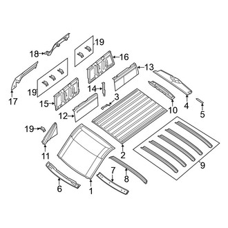 Nissan OE - Roof & Components (High Roof)