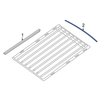 Nissan OE - Rear Roof Drip Molding