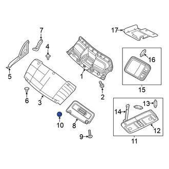 Nissan OE - Sun Visor Holder