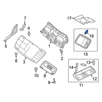 Nissan OE - Trunk Light Bulb