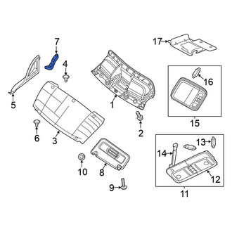 Nissan OE - Left Roof Insulator