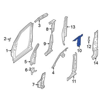 Nissan OE - Left Upper Body B-Pillar